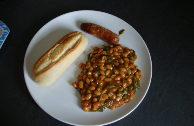 my spicy beans on toast recipe