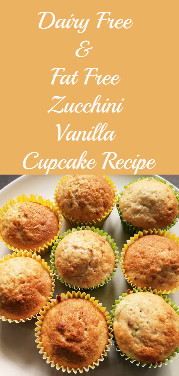 DAIRY FREE ZUCCHINI VANILLA CUPCAKE RECIPE