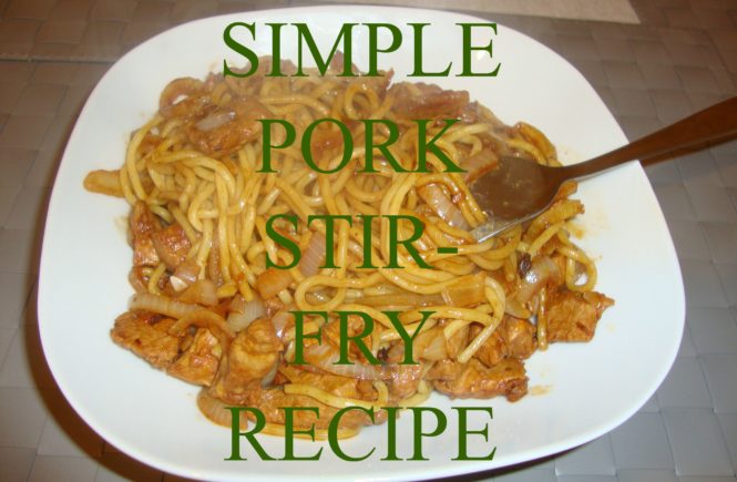 simple pork stir fry recipe