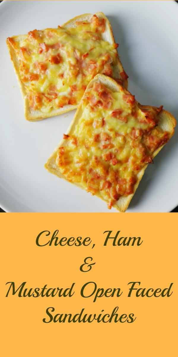 CHEESE, HAM AND MUSTARD SANDWICHES