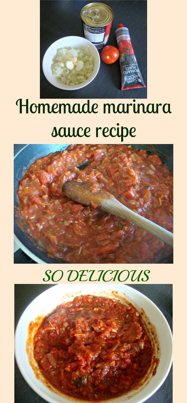 HOMEMADE MARINARA SAUCE RECIPE