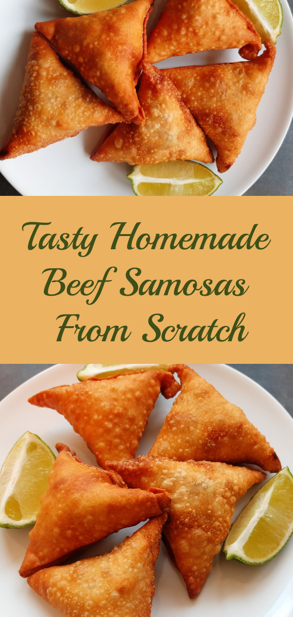 TASTY HOMEMADE BEEF SAMOSAS