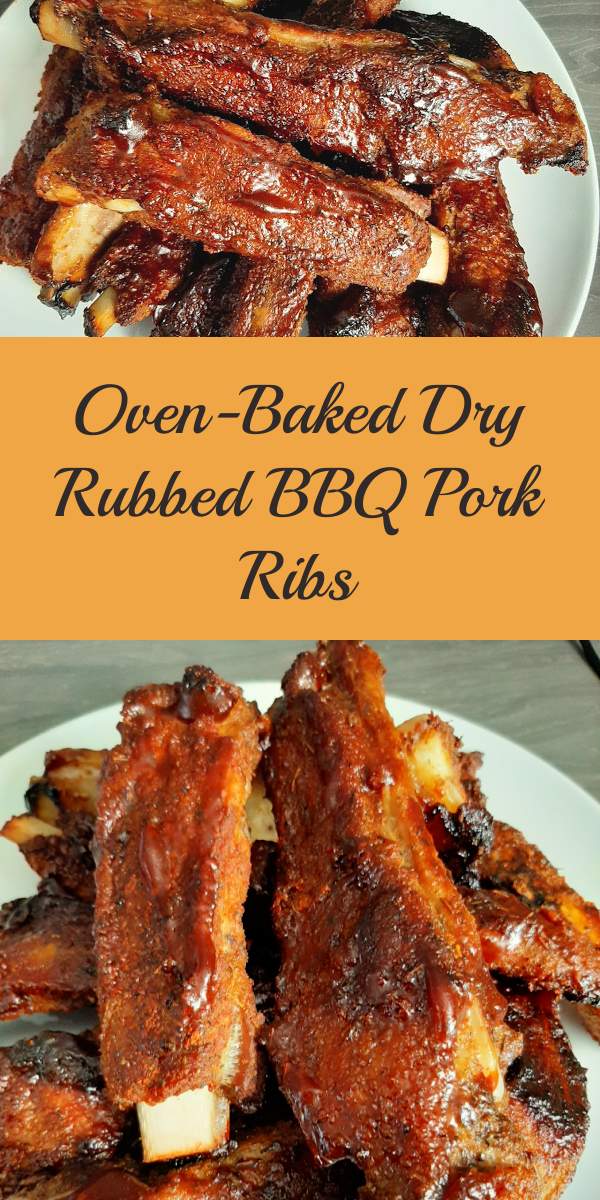 OVEN-BAKED DRY RUBBED BBQ PORK RIBS