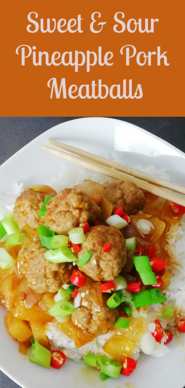 SWEET & SOUR PINEAPPLE PORK MEATBALLS