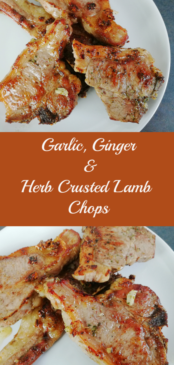 GARLIC, GINGER AND HERB CRUSTED LAMB CHOPS