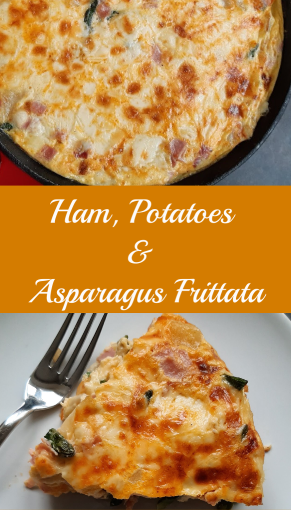 DELICIOUS HAM, POTATOES & ASPARAGUS FRITTATA