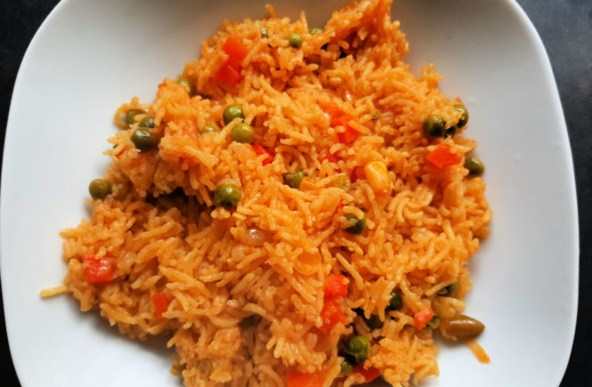 EASY CURRIED VEGETABLE RICE