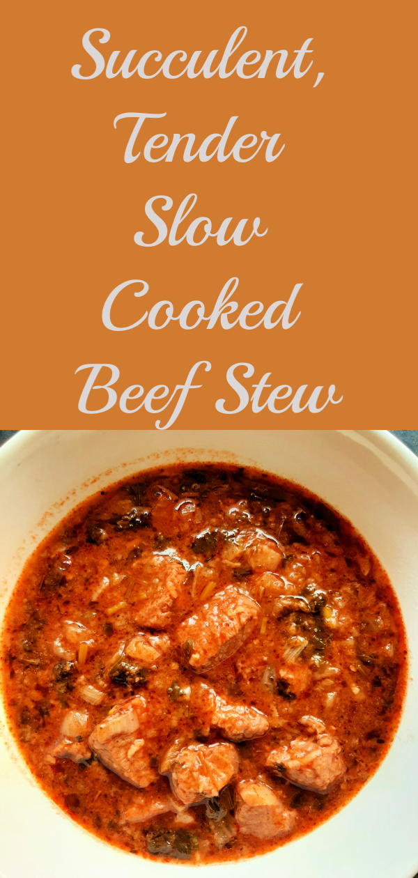 TENDER SLOW COOKED BEEF STEW