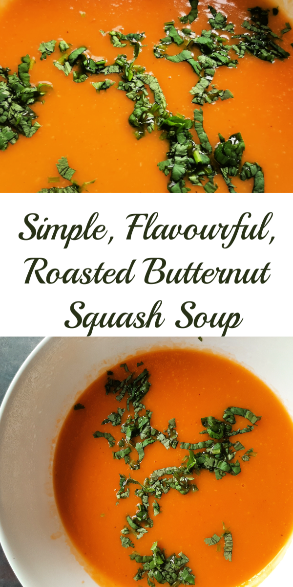 ROASTED BUTTERNUT SQUASH SOUP