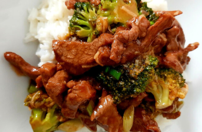 MONGOLIAN BEEF AND BROCCOLI