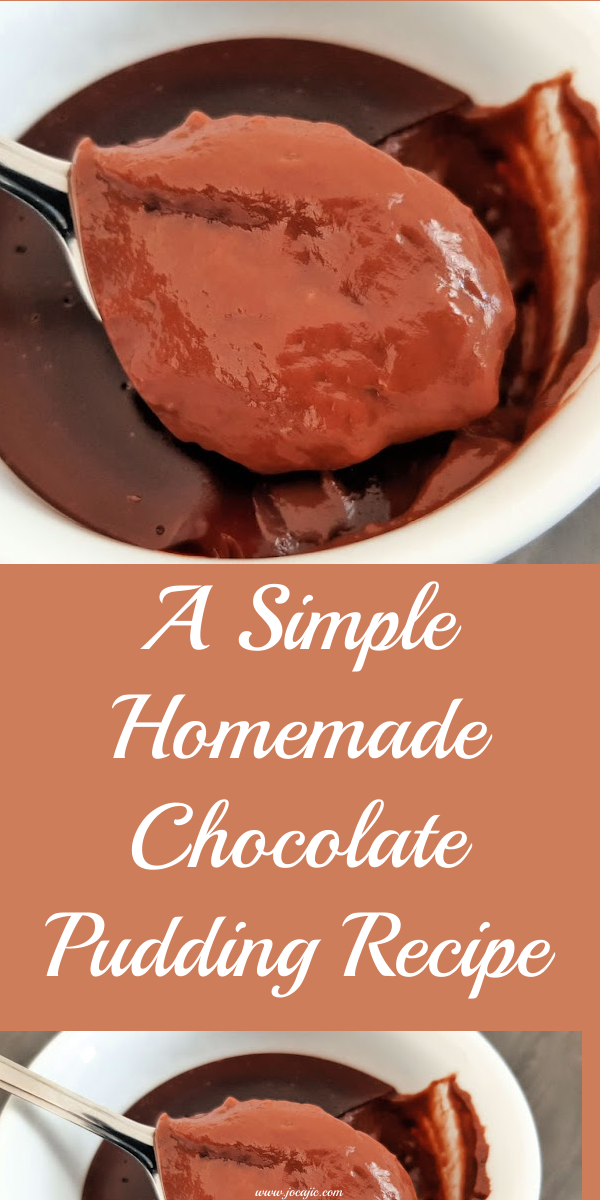 SIMPLE HOMEMADE CHOCOLATE PUDDING