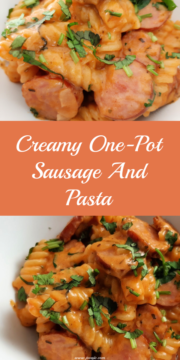 ONE POT SAUSAGE AND PASTA RECIPE